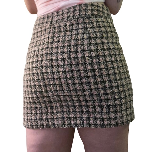 Le Chateau Vintage Tweed Skirt 9/10 Fits S-M - Picture 3 of 6